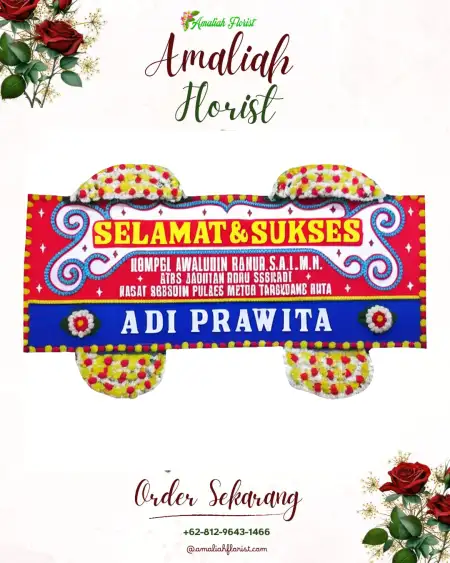 Papan Bunga Ucapan Selamat Talakbroto
